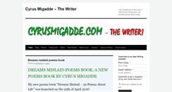 Desktop Screenshot of cyrusmigadde.com